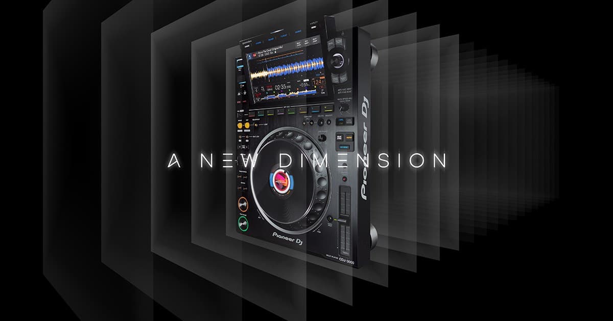 CDJ-3000 - Professional DJ multi player (Black)